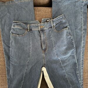 Rehab Lab High-Rise Jeans in Medium Blue